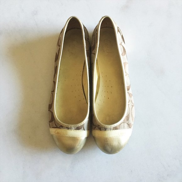 New! Coach Cecile signature ballet flat shoe NWOT - Picture 6 of 10